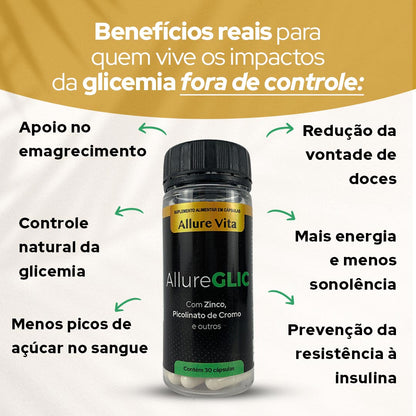 Controle Glicose e Triglicerídios AllureGlic - Allure Vita®