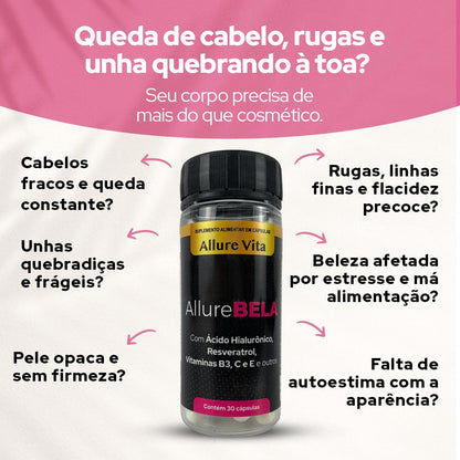 Beleza para Cabelo, Pele e Unha AllureBela - Allure Vita®