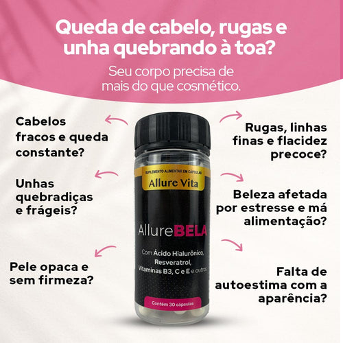 Beleza para Cabelo, Pele e Unha AllureBela - Allure Vita®