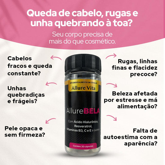 Beleza para Cabelo, Pele e Unha AllureBela - Allure Vita®